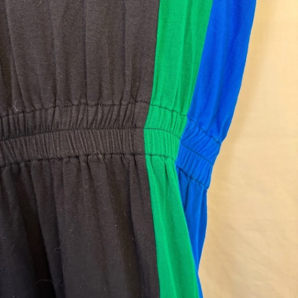 DKNYC Black Blue and Green Dress Women’s Size S